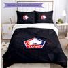 LOSC Lille FC Printed 3PCS Bedding Set Breathable Duvet Cover with Pillowcases Decorative Bed Linen for Bedroom Home