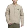 adidas Drei Streifen Logo Warm Winddicht Sportlich Lässig Baumwolljacke Herren Jacke Khaki JE8571
