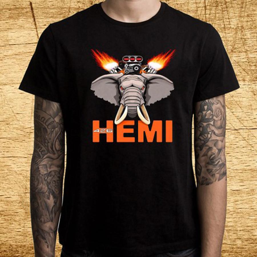 

Hemi Machine Elephant Men s Black T-Shirt Size S5XL Unisex T-Shirt XL