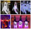 Halloween Hanging Ghost Scary Windsock Glow In The Dark Party Hanging Flags Day of The Dead Decoration Haunted House Props