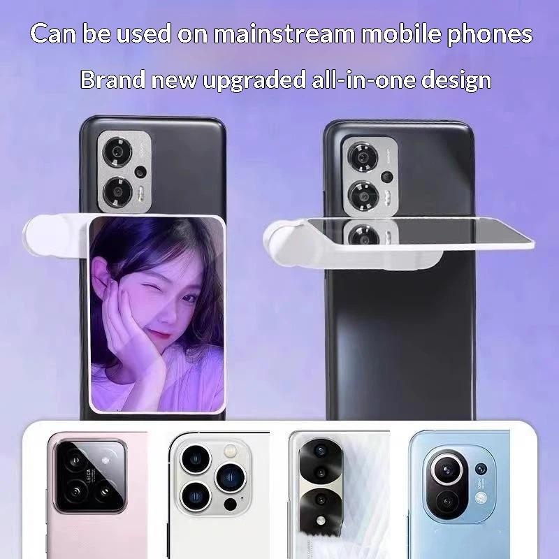 Smartphone Camera Mirror Reflection Clip Kit Universal Fit All Phone Models Portable Tool for Creative Vlog & Travel Photography