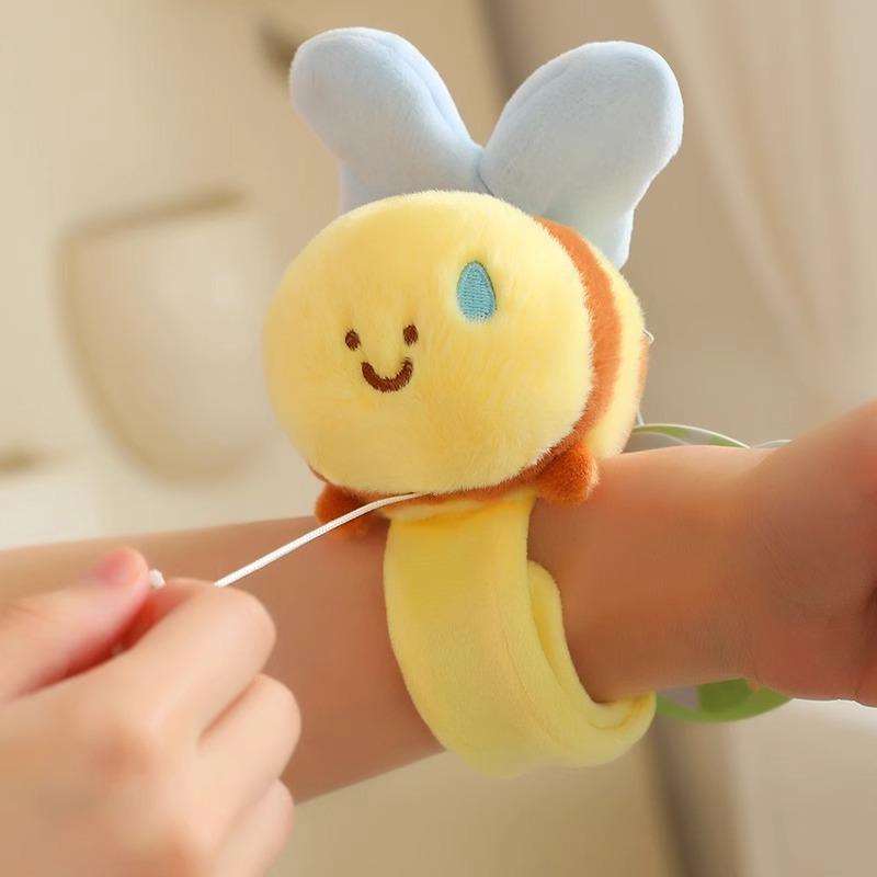 

Браслет-кукла рыба-шар, кукла, плюшевые игрушки, куклы для девочек, детское запястье, кольцо для вечеринки жёлтый