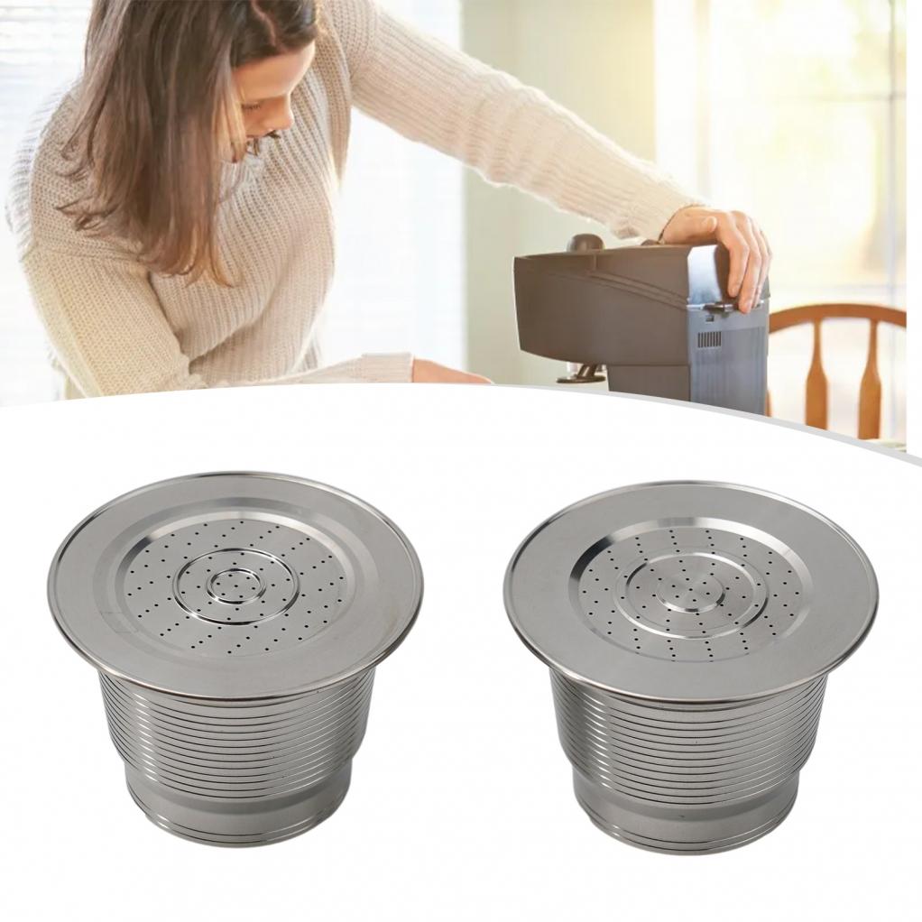 04 Stainless Steel Coffee Capsule 3.7*2.7cm Practical
