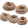 10yards/pack 6/8mm Natural Jute Rope Bold Eight Strand Twisted Cord Rope For Home Crafts Party DIY Clothing Gift Packing Decor