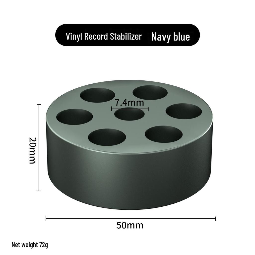 Aluminum Vinyl Record Weight LP Stabilizer - Shock Absorbing Turntable Accessory
