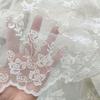 Heavyweight Embroidered Fashion Organza Fabric Suitable for Wedding Dresses Formal Gowns and Designer Clothing Fabrics