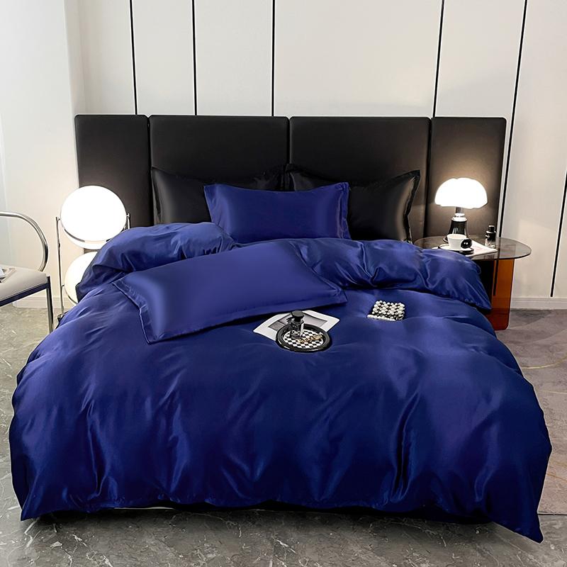 3 Piece Solid Color Premium Luxury Set, One Duvet Cover and a Pair of Pillowcases (no Padding), Suitable for the Bedroom