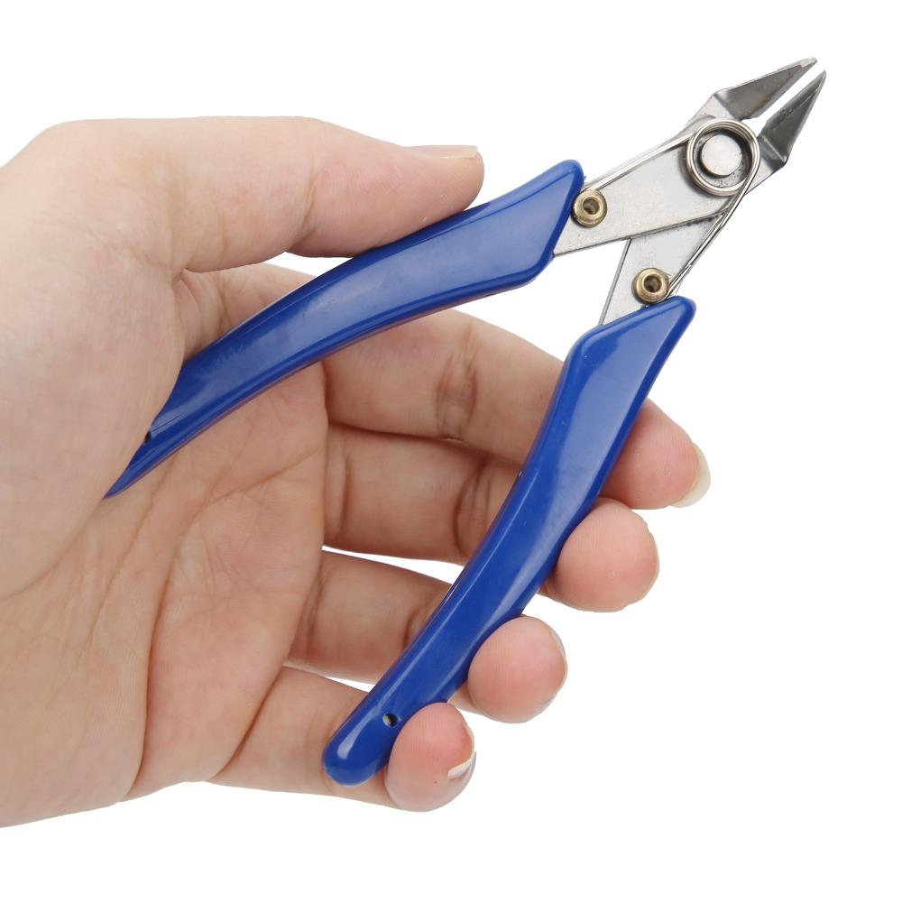 Streamlined Handle Electronic Diagonal Pliers PVC Handle Stainless Steel Wire Cutter  Electronics