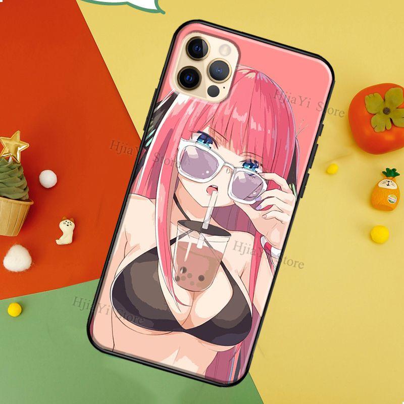 Itsuki Nino Yotsuba Nakano Case For iPhone 11 13 Pro Max 12 Mini X XR XS MAX 6 6S 7 8 Plus 5S SE 2020 Phone Cover