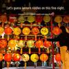 Mid-Autumn Festival Chinese Luminous Flower & Palace Lanterns with Riddle Hanging Ornaments
