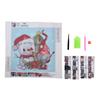 Christmas Rhinestone Painting Waterproof Texture Anti Oxidation Anti Radiation 5D Rhinestone Painting