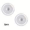 Silicone Drain Filter, Hair Catcher for Shower & Kitchen Sink, Retractable Drain Cover with Suction Cup, Easy Clean