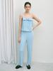 I Jeno Ri Blue Pleated Matisse Pants