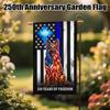 250th Anniversary Garden Flag, Single Sided