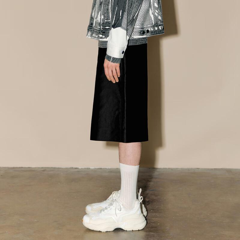 CROQUIS Men's Double-Layer Straight-Leg Casual Shorts