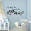 Pvc Music Notes Wall Stickers Quotes Sayings Words Wall Decals For Living Room Bedroom Sofa Tv Background Wall Decor