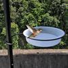 Hochwertiger Plastik-Vogelfutterspender mit stabilem Metallständer und vielseitiger Kolibri-Wasserschale für den Außenbereich