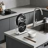 Pot Lid Rack Pan Top Holder Stand Vertical Pot Top Storage Rack For Kitchen Countertop Dining Restaurant Cabinet Sink Pantry