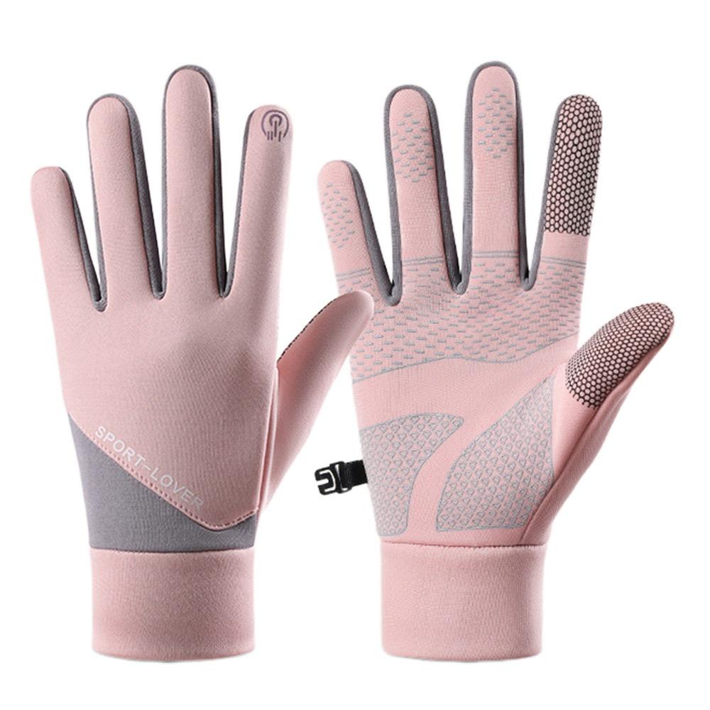 Windproof Winter Gloves Fleece Lining Waterproof Gloves Full Finger Gloves  Autumn and Winter