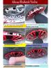 Universal Car Wheel Hub Covers: 12-16 Inch Decorative Steel Wheel Rings