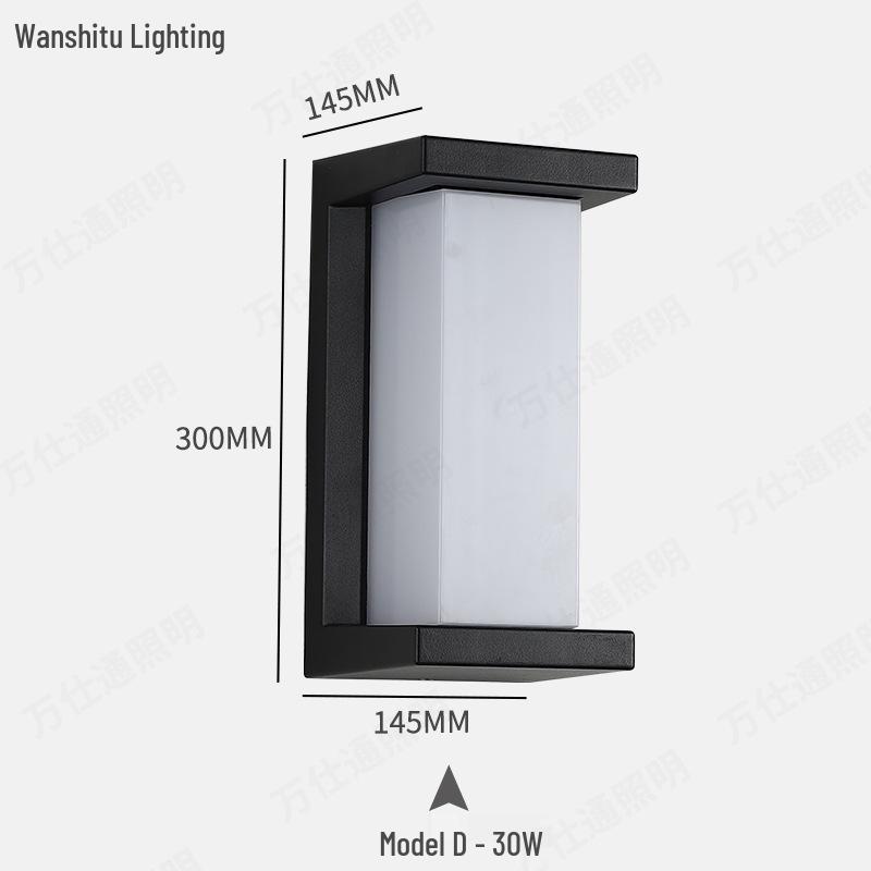 Nordic Waterproof LED Wall Lamp for Outdoor & Indoor Use