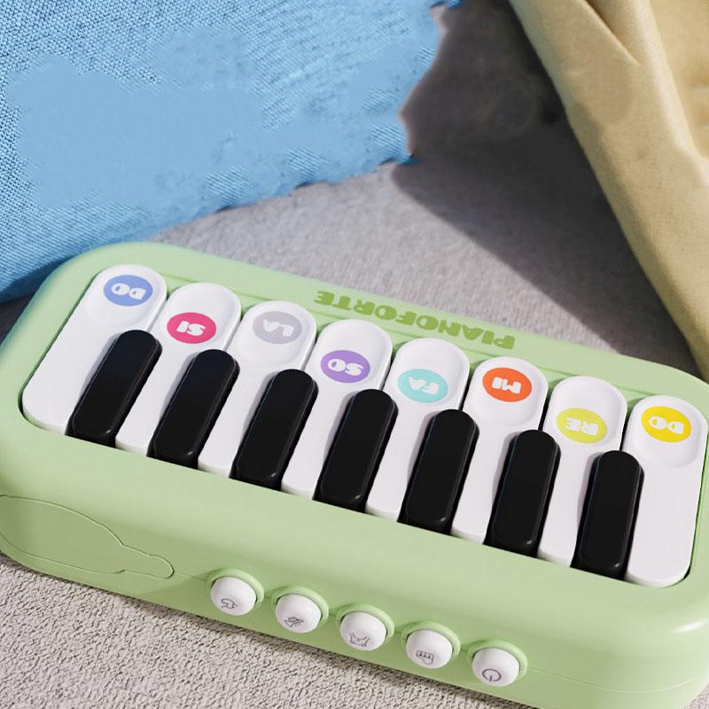 Children Multifunctional Pocket Piano Cute Pet Music Electronic Piano Baby Toy Educational Early Childhood Beginner Starter Toys