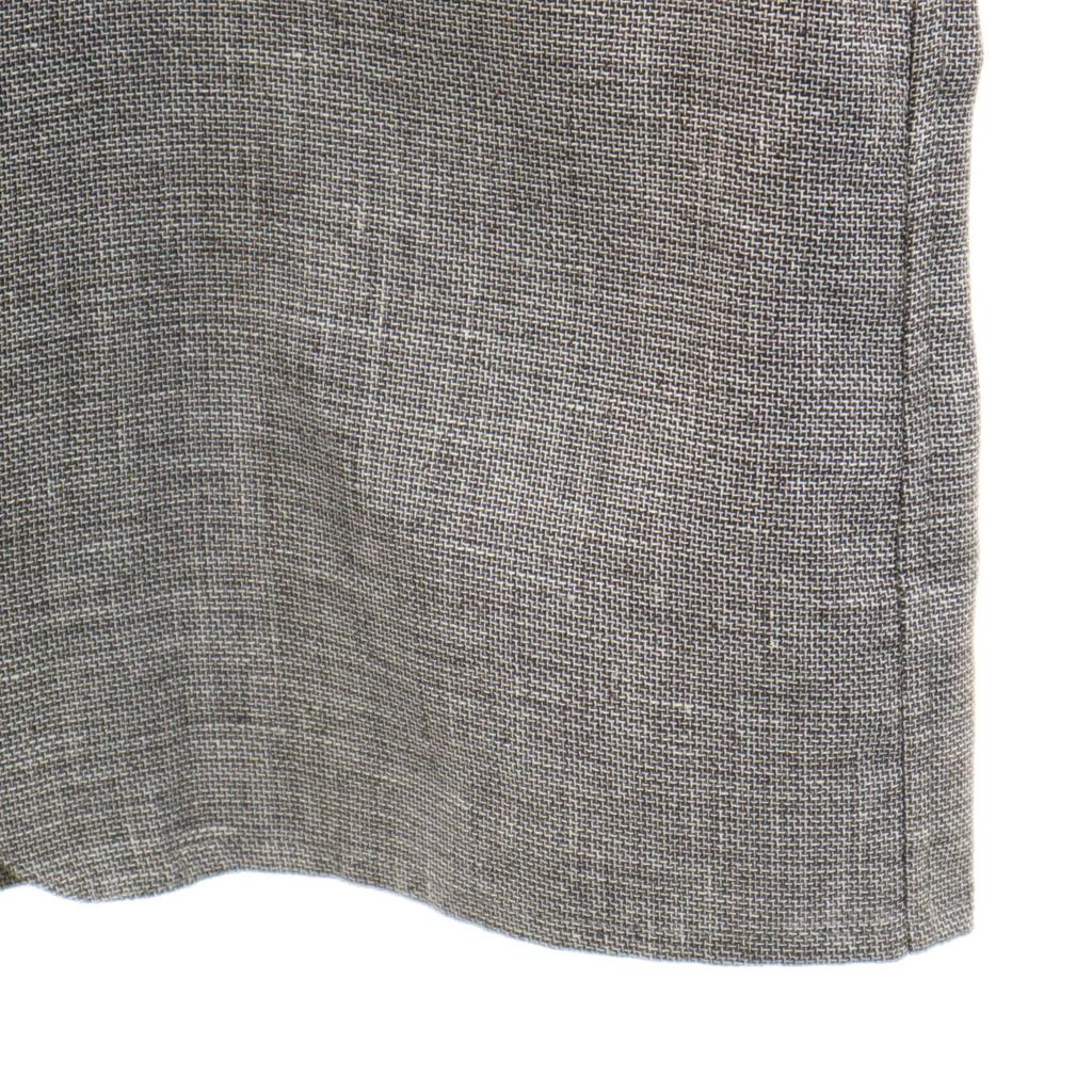 Unused SEEALL Made In Japan Linen Blend Five-quarter Sleeve Zip Shirt 3 Men's Used