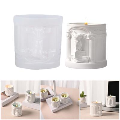 Silicone Mould for Candle Making and Resin Art Victory Goddess Storage Cup Crafting Nordic Designs Home Decoration
