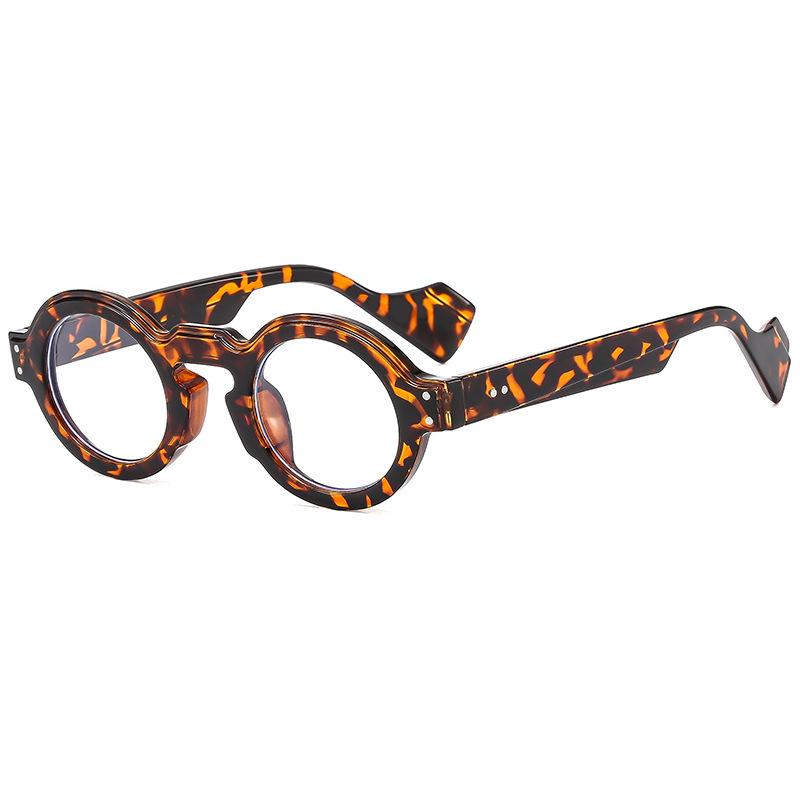 2025 European & American Round Frame Punk Sunglasses - Versatile Unisex Trendy Small Frames