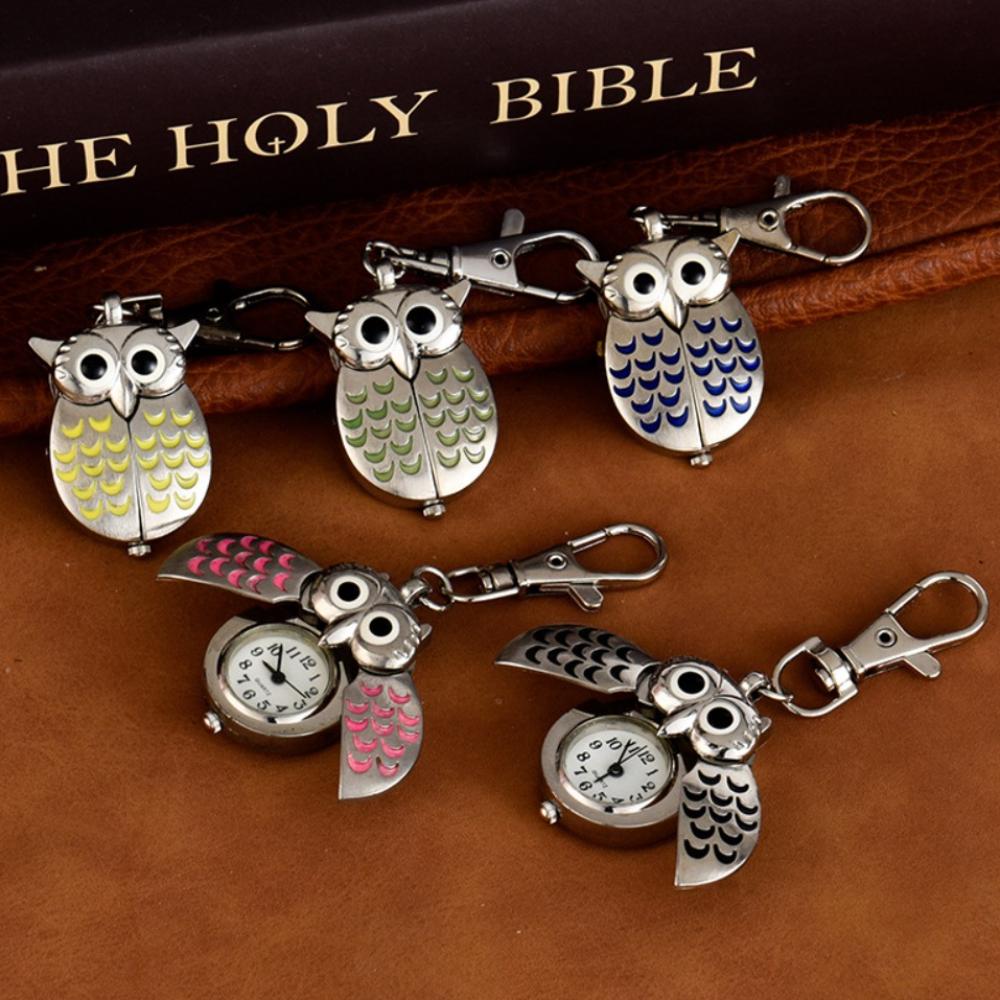 Small Necklace Hanging Watch Flip Style Children's Watches Keychain Pocket  Watch  Daily Wear