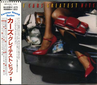 CD CARS - Cars Greatest Hits 18P23131 ELEKTRA 1989 Japan ObiRock Used