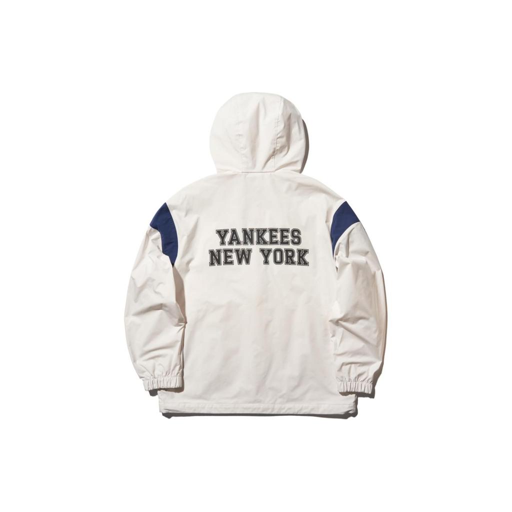 New MLB SS24 New York Yankees Jackets Coats Unisex Cream 3AWJV0343-50CRS