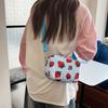 Fashion Small Fresh and Sweet Personalized Shoulder Bag Women's Bag Spring and Summer New Strawberry Printed Casual Nylon Bag