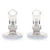 CHANEL COCO Mark Earring Silver plastic 5.8g Women Used