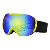 New Ski Windproof Goggles with Double-layer Anti-fog Feature REVO Coated UV-protective Clip-on Prescription Goggles for Mountaineering