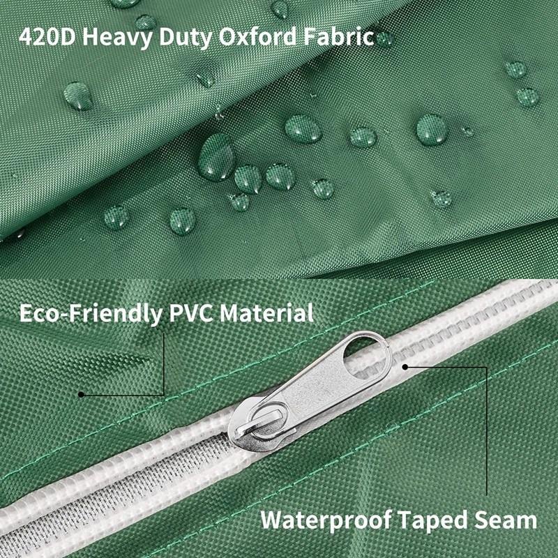 AB34-1000L Waterproof Dustproof Tank Cover Rainwater Tank Oxford Cloth UV Protection Cover Garden Water Tank Cover