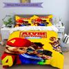 3Pcs Alvin Chipmunks Squeakquel Bedding Set Quilt Cover Pillowcase Home Christmas Xmas Halloween Gift 1 Duvet Cover 2 Pillowcase M924496