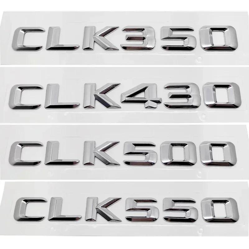 FCUI6 Car Tail Trunk Emblem Sticker Auto Old Style Letter Badge Decoration for Mercedes Benz CLK Class CLK350 CLK430 CLK500 CLK550
