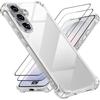 Shockproof Case- BOOLING - for Samsung Galaxy S26 - Reinforced Anti-Scratch Silicone - 2 Tempered Glasses