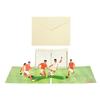 Engaging 3D Soccer Cards Scottish Football Championship Design Customizable Fan Message Football Memorabilia For Display