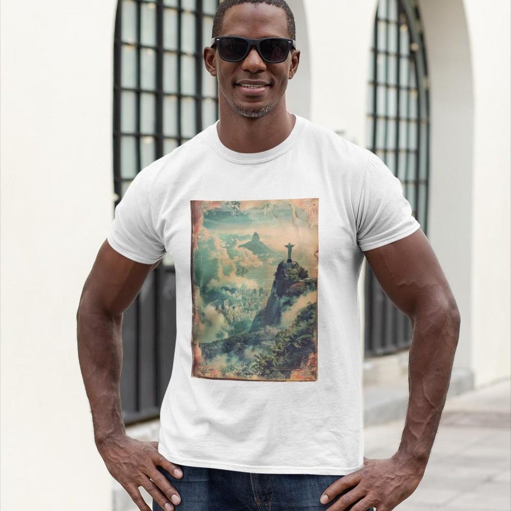 Christ the Redeemer Vintage Tee - Unisex T-Shirt, Casual Wear, Graphic Tee, Trav Unisex T-Shirt XXL