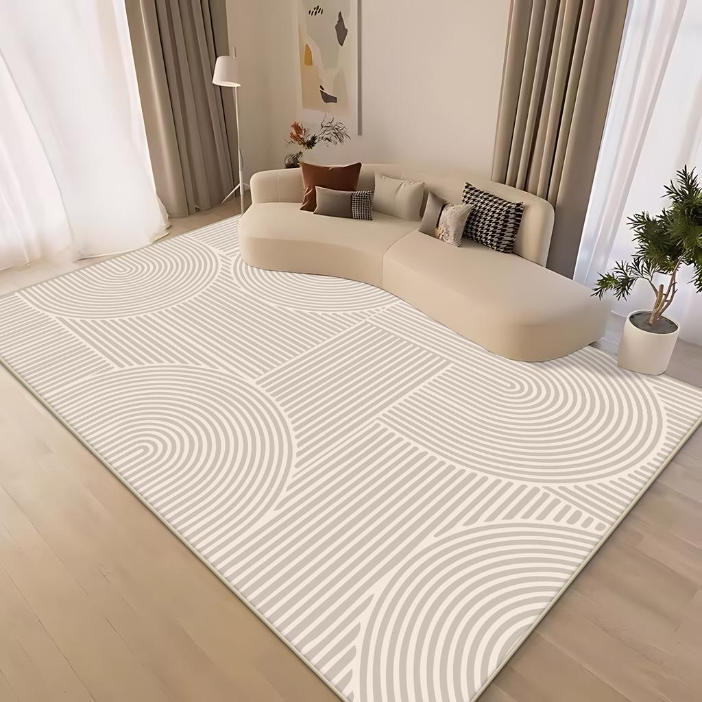 Modern Simple Style Living Room Rug Non-slip Big Size Decoration Home Bedroom Carpet Soft Lint-free Easy Cleaning Sofa Table Mat