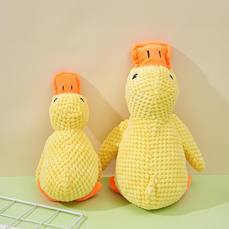 Dog Plush Toys, Yellow Ducks, Small and Medium-sized Pet Dogs To Relieve Boredom Toys, Pet Sleeping Supplies