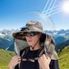 2025 Solar-Powered Outdoor Cooling Fan Hat With Adjustable Brim - UV Protection Sun Cap For Fishing, Hiking & Summer Travel