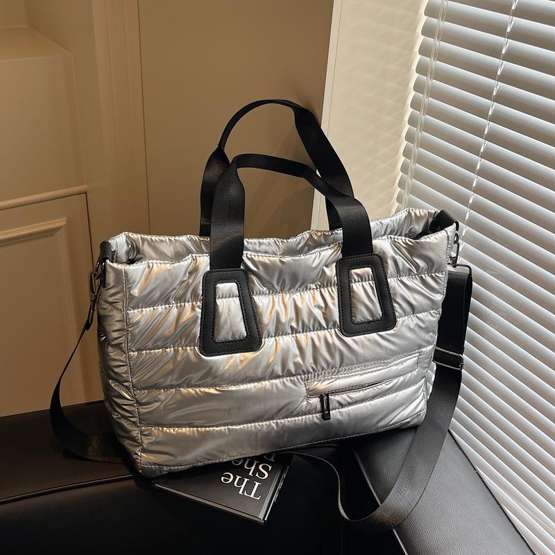 Fashion Women'S Bags Versatile Cotton Clothing Bags Portable Shoulder Bags Large Capacity Soft Bags Casual Messenger Bags
