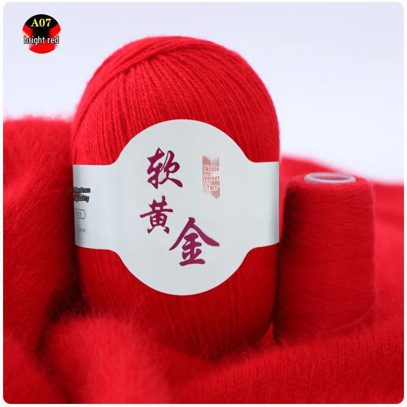 Buy One or Two Skeins, Get One or Two Free: Cashmere Hand-knitting Yarn, Three-ply Medium-thick Wool Yarn for Scarves.