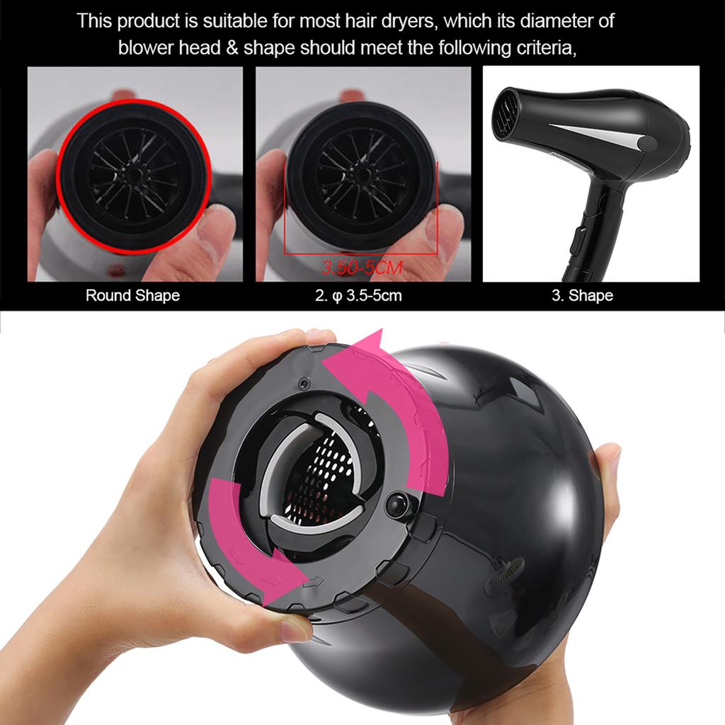 Bestauty Hair Dryer Diffuser Adjustable Blow Dryers Diffuser for Curly or Wavy Hair Styling Accessories