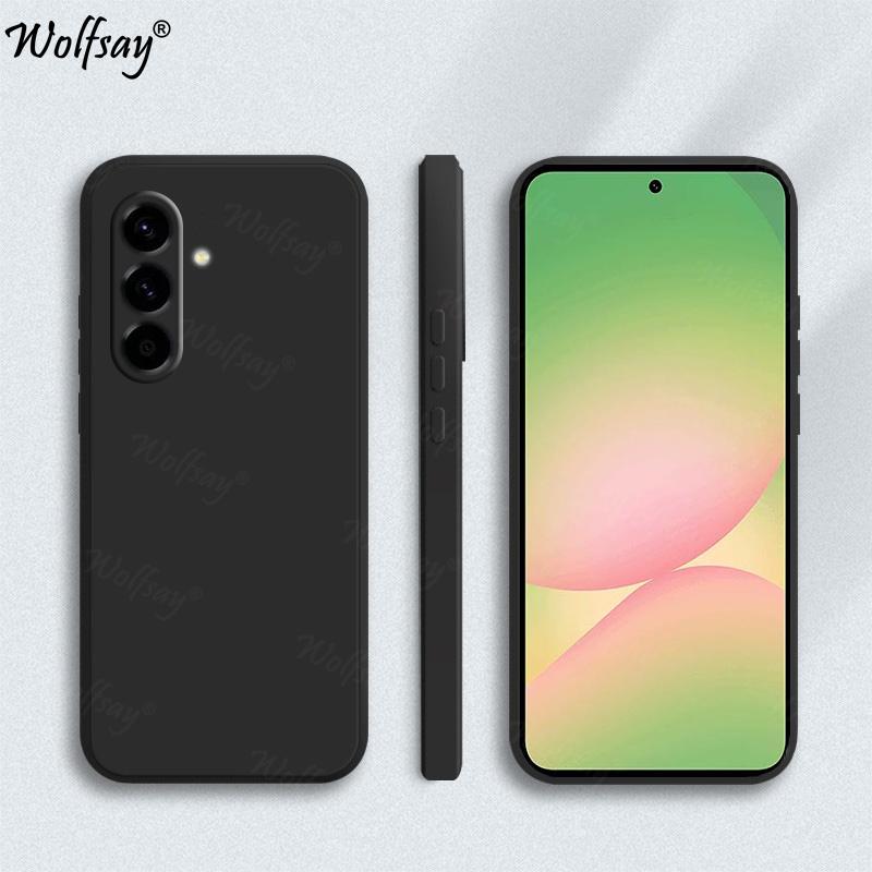 Case For Samsung Galaxy A56 Case Soft Original Liquid Silicone Back Case For Samsung Galaxy A56 Cover For Samsung A56 5G Funda