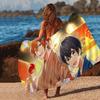 SASAKI and MIYANO Anime Beach Towel Colorful Bath Towels for Girl Microfiber Quick Dry Custom Sand Free Beach Yoga Spa Gym Pool
