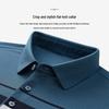 Men's Silk Blend Striped Polo Shirt